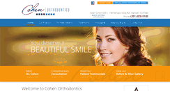 Desktop Screenshot of cohenortho.com