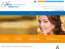 Tablet Screenshot of cohenortho.com